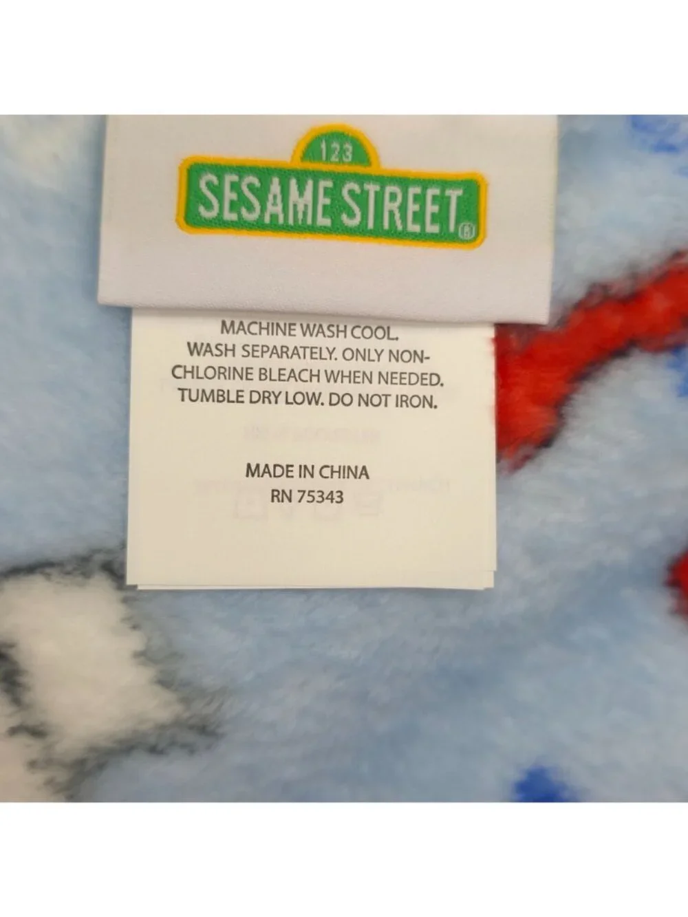 Sesame Street Elmo Decorative Plush Throw Blanket 50x60